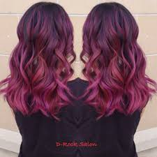 Rose Purple Color Melt Hair Color 2015 Ombre Red Purple Balayage Purple Hair Hair Trend 2015 Red B Purple Ombre Hair Color Melting Hair Red Ombre Hair