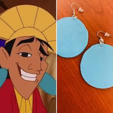 Coloring pages for kids offers only the best coloring resources! Amazon Com Emperor Kuzco Earrings Kuzco Costume Kuzco Cosplay Emperor S New Groove Earrings Emperor Kuzco Costume Accessories Handmade
