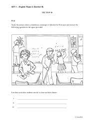 Section c 25 marks exercise 1: Upsr 2017 Compilation English 014 Section B