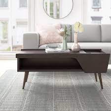 Brown large rectangle wood coffee table with lift top (16) $ 289 19. Wade Logan Hastings Lift Top Coffee Table With Storage Reviews Wayfair