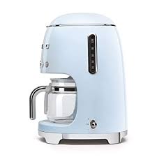 The smeg grinder uses stainless steel conical burrs to produce very even coffee grounds. Buy Smeg 50 S Retro Style Aesthetic Drip Filter Coffee Machine 10 Cups Pastel Blue Online In Kazakhstan B07rkyk74l