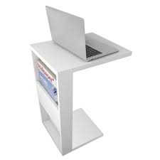Il accentuera le look design et élégant de votre intérieur grâce à son aspect et son laquage. Meuble Ordinateur Bout De Canape Blanc Caemmum Bureaux Bureau Cdiscount Maison