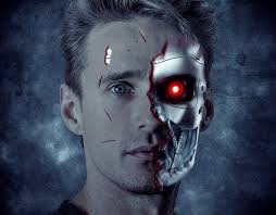 M800 Terminator Half Robot Face Projekte :: Photos, videos, logos,  illustrations and branding :: Behance