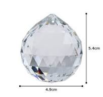 SWAROVSKI Prismas de bola de cristal transparente de 1.969 in 8558-50