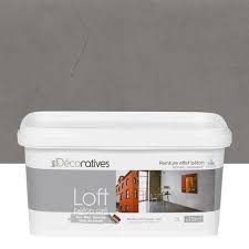 Peinture a effet leroy merlin from media.adeo.com. Peinture Decorative Loft Beton Cire Les Decoratives Gris Plomb 3 L Bricol Peinture Effet Beton Beton Cire Et Peinture A Effet