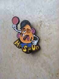 Mr Spun Hat Pin Etsy Hat Pins Soft Enamel Pin Button Badges