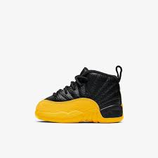 Black And Yellow Jordans 12 On Feet 84 Likes 1 Comments Little Run Snk Community Littlerunsneakers On Instagram S N Littlerunstreet In 2020 Air Jordans Toddler Shoes Jordan Retro 12