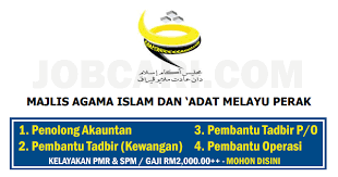 Majlis agama islam dan 'adat melayu perak (maipk) lokasi kekosongan: Jawatan Kosong Majlis Agama Islam Dan Adat Melayu Perak Maipk Pmr Spm Gaji Rm2 000 00 Jobcari Com Jawatan Kosong Terkini