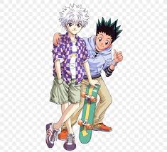 On contrary, killua has always been dark with a few emotional battles of his own. Killua Zoldyck Hunter X Hunter Gon Freecss Leorio Hunter Hunter Png 422x750px Watercolor Cartoon Flower