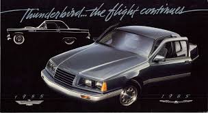 1985 ford thunderbird 30th anniversary edition ford thunderbird automobile advertising ford motor company pinterest