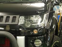 デリカd 5 ワンオフ加工 インナーブラックヘッドライト デリカd5 デリカ アウトドア 車
