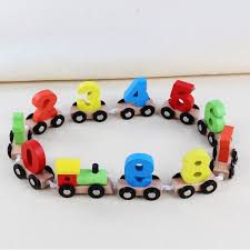 Children S Wooden Educational Toy Digital Train Wooden Educational Toys Toys Educational Toys