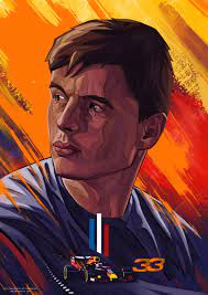 Max verstappen and lewis hamilton at the press conference of the grand prix of brazil making fun of. Portrait Of Max Verstappen By Me Formula1