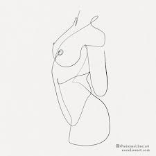 Line art woman images stock photos vectors shutterstock. Abstract Body No 2 Tattoo Permission Form Noon Line Art