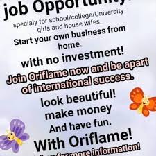 I Want Members Who Want To Work By Sitting At Home And Among Your Friends And Family Join Ori Oriflame Business Work From Home Moms Starting Your Own Business