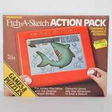 Maybe you would like to learn more about one of these? C T Toys Collectables On Twitter Check Out This Vintage Etch A Sketch Action Pack Games Puzzles Screens Pack Including Shark Alert By Berwick Toy Co Ltd From 1981 Rare Https T Co Vjarnsyiie Via Ebay Uk