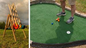 2pc nylon backyard putting green checkered golf flag marker flag replacement. Kids Backyard Play Space