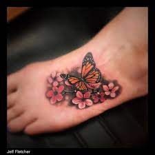 59 Wonderful Foot Tattoo Idea For People Who Invite Change Foot Tattoos Tattoos For Women Flowers Foot Tattoo