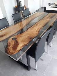 epoxy wood table epoxy 3d table bois epoxy