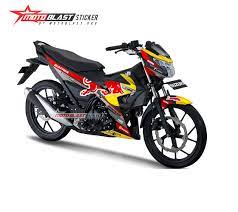 Inspirasi desain stripping body satria fu. Modifikasi Striping Suzuki Satria Fu 150 Terbaru Livery Redbull Motoblast