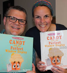 GUESS WHAT!!! Sara's second Cupcake and Friends book just came in the mail.  Pentecostal Publishing just sent us our first author/illustrator copies of  "Candy and the Perfect Window Display". It's been about