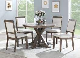 Find the table you need, no matter your need. Molly 48 Inch Round Dining Room Set By Steve Silver Furniture Furniturepick