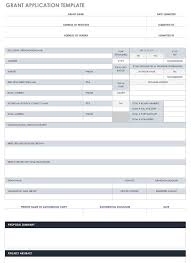 Free Grant Proposal Templates Smartsheet