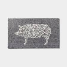 We did like the gray because it sort of carried the gray. Gray Kitchen Rugs Mats Target