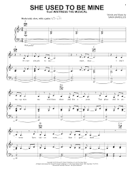 Calum Scott You Are The Reason Sheet Music Download Piano Vocal Guitar Sheet Music To She Used To Be Mine By Sara Bareilles And Print It Instantly From S Sheet Music Notes Sheet Music Sheet Music Direct