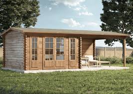 Lasita maja gartenhaus »spree«, bxt: Gartenhaus Freiburg 44 Holz 755 X 399 Cm 44 Mm Satteldach Blockhaus Geratehaus Ebay