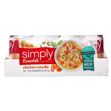 Since i'm not a huge noodle eater the packets last me a while. Campbell S Simply Chicken Noodle Soup 18 6 Oz 8 Count