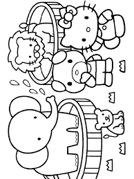 Get inspired by our community of talented artists. Hello Kitty In The Zoo Coloring Page 1001coloring Com