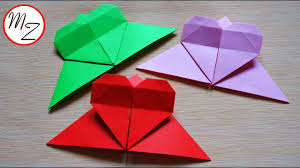 Easy Origami Bookmark Heart Bookmark Making Tutorial Paper Crafts Origami Easy Origami Bookmark How To Make Bookmarks