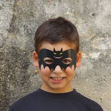 Bat Paper Mask Kids Halloween Costume Printable Mask Mask For Kids Halloween Masks Bat Costume