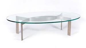 table basse ovale pietement inox et dessus de verre 1970 adjuge 100 euros millon associes paris avril 2016 table basse ovale table basse table