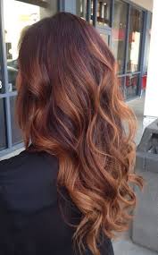 Unique Red To Brown Hair Color On Long Wavy Hair Brunette Hair Color Red Balayage Hair Red Brunette Hair