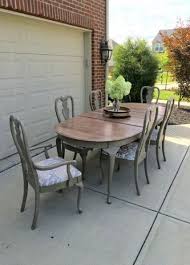 Kitchen Table Makeover Grey French Linens 57 Ideas Dining Room Table Makeover Dining Table Makeover Painted Dining Table