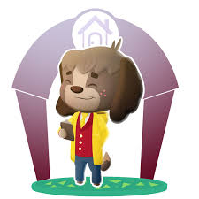 Can I Interest You In A Cozy 8 Bedroom Isabelle S Brother Digby Is Getting His Start In Realty 9 Of 31 Animal Crossing Animal Crossing Characters Acnl Art