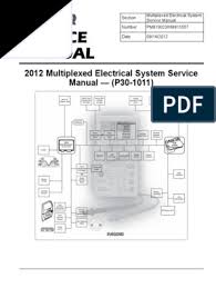 How to read schematic diagrams for electronics part 1 tutorial: Paccar 2010 Multiplexed Electrical System Sevice Manual P30 1011 Switch Instrumentation