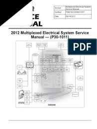 Kia rio electrical wiring diagrams. Paccar 2010 Multiplexed Electrical System Sevice Manual P30 1011 Switch Instrumentation