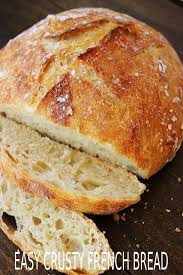 Easy Crusty French Bread Easy French Bread Recipe Artisan Bread Recipes Easy Bread Recipes