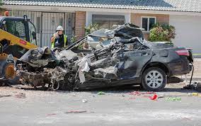 Car accidents are, unfortunately, a common occurrence in nevada. The Scene Of A Fatal Crash On Tuesday July 9 2019 In Las Vegas Michael Blackshire Las Vegas Las Vegas Review Journal