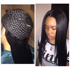 You can use them to add both length and volume to your hair, like this young woman here. Sew In With Minimal Leave Out Sew In Hair Extensions Sew In Hairstyles Hair Styles