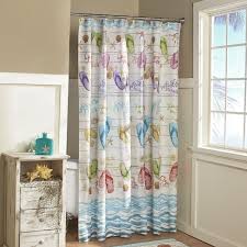Maybe you would like to learn more about one of these? Lakeside Flip Flops Bathroom Shower Curtain With Tropical Beach Themed Accents Target