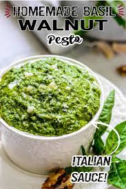 Basil Walnut Pesto In 2020 Basil Walnut Pesto Walnut Pesto Chutney Recipes