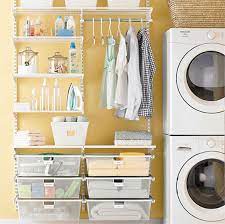 Order a new shelving unit, storage rack, and more from wayfair to help organize things in your garage. Laundry Room Shelving Ideas For Laundry Shelving Laundry Closet Designs