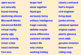 Figure Of Speech Oxymoron Tragic Comedy