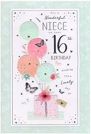 .birthday wishes & happy birthday pictures for niece. 16th Birthday Card For A Special Niece Birthday Card Happy Birthday With Pink Dress Amazon De Stationery Office Supplies