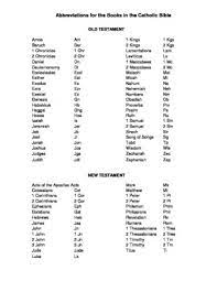 Bible abbreviations —used on simplybible.com. Abbreviations Of The Books Of Catholic Bible A Catholic Moment