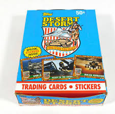 Several companies previously known for producing baseball trading cards saw the historic events unfolding in 1991, soon to be known as the gulf war, as an opportunity to. 1991 Topps Desert Storm Coalition For Peace Series 1 Trading Card Box 36 Blue 41116104596 Ebay